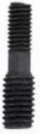 Почернен двуглав болт M6*M6*28mm с пълен зъб